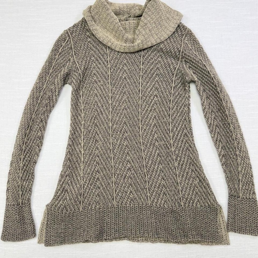 Y2K Medieval Cowl‎ Neck Sweater Fairycore Mori Kei Knit Womens S effici cotton - Picture 3 of 8